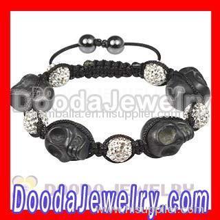 Fashion Nialaya Jewels Black Skull Head Bracelets | Nialaya Jewels 