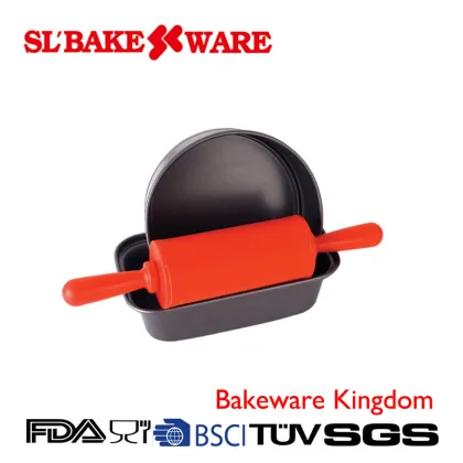 3PCS Baking Sets Carbon Steel Nonstick Bakeware (SL BAKEWARE)