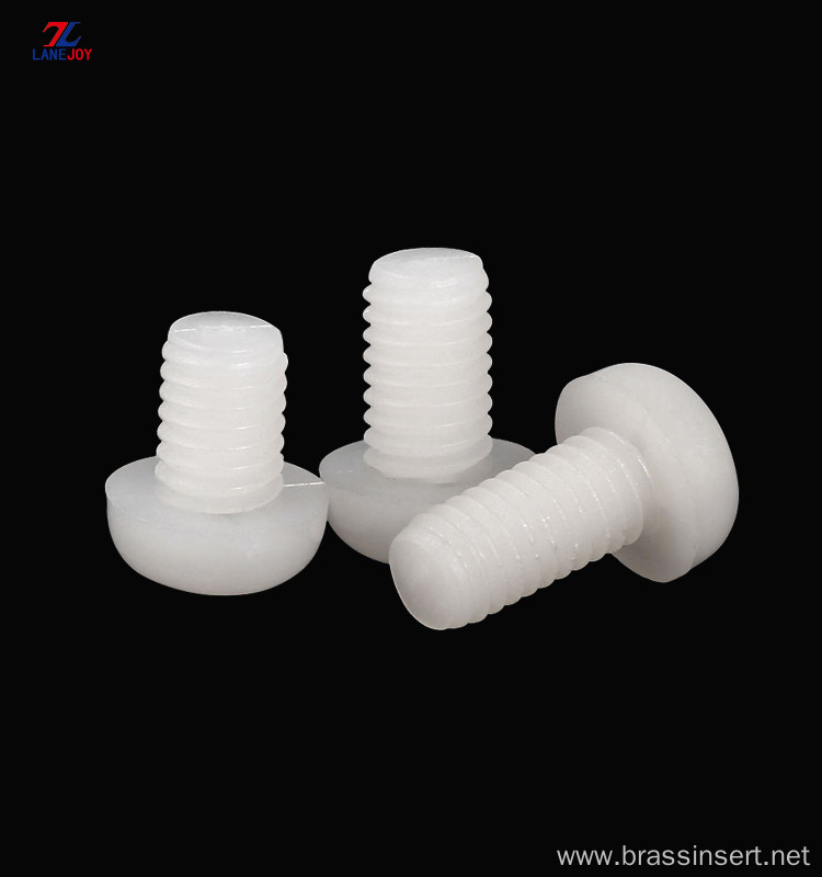 M8 M10 white nylon plastic machine screw