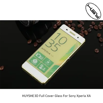 HUYSHE 3d curved tempered glass for sony xperia xa,3d curved tempered glass screen protector for sony xperia xa