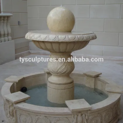 Hot sale hand carved outdoor decoration stone bird baths