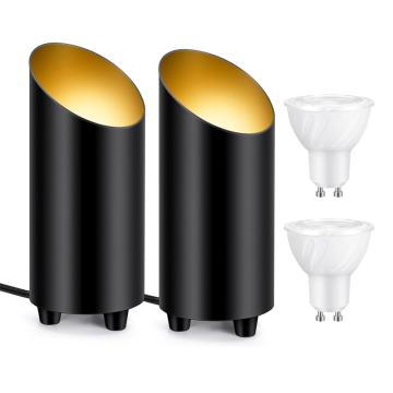 Hot Selling White Black GU10 5W 2700K Indoor Floor Light with Plug Cord and Foot Switch