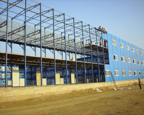 Prefab Modular House Three Stories Sandwich Panel