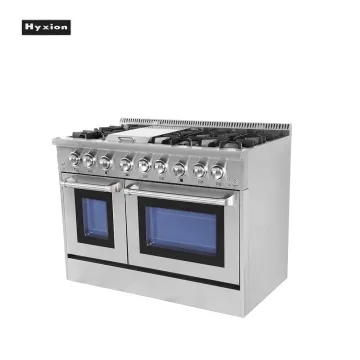 Pro style cooking Double oven freestanding 6 burners48"Gas Range