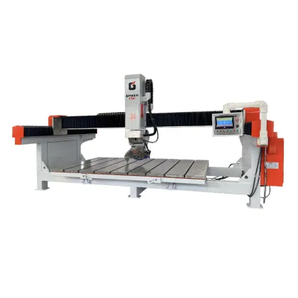 CNC Bridge Saw for Cutting 45 Degree Angles in Quartz, Granite, Dekton, and Sintered Stone