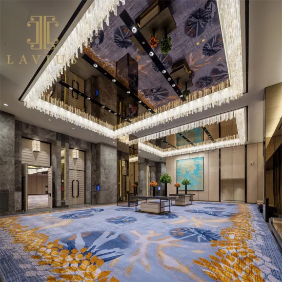 Modern Luxury Crsytal Led Banquet Hall Chandelier Lighting