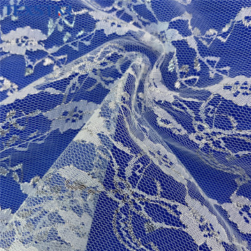 100% Polyester Embroidery Soft Tulle Mesh Lace Fabric