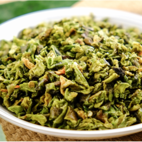 poivrons verts déshydratés