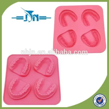 custom silicone teeth ice cube tray