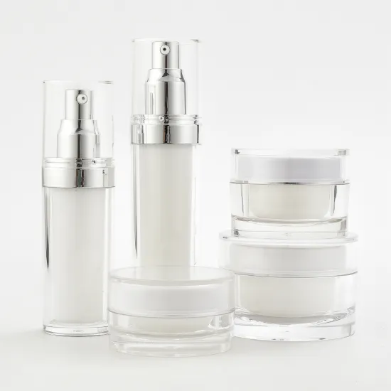 private packaging cosmetic lotion packaging diaphanous cream bottle