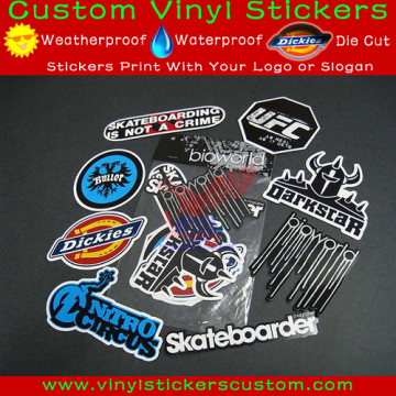S46 vinyl static clings, customized stickers for cars