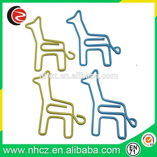 animal shaped paper clips
