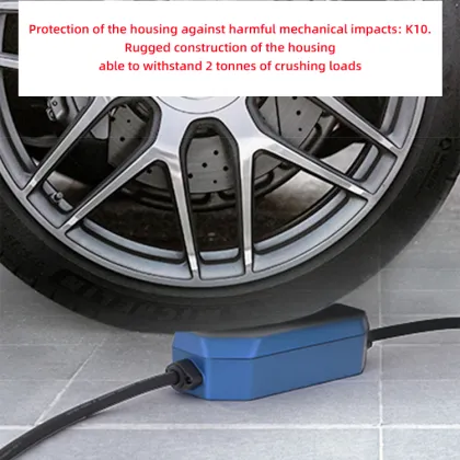 Level2 Smart Portable Charger - 2.3kW Electric Vehicle Charging Station