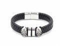 Edelstahl schließt lederarmbänder schmuck herren charmante armbänder