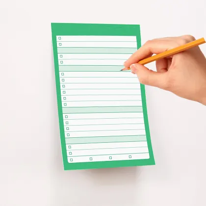 Custom Shopping List Sticky Notes - Wholesale Daily Planner Notepad