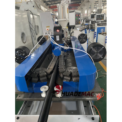 PP Single wall plastic corrugated pipe extrusion line