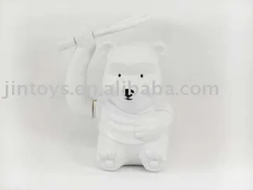 Plastic Toy, Wind-up Tumbling Bear