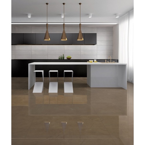 600 * 1200 Brązowe Marmurowe Porcelanowe Płytki podłogowe