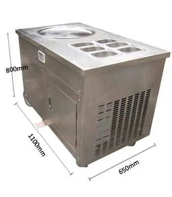 Machine manufacturers new products fried ice cream machine mesin ais krim goreng