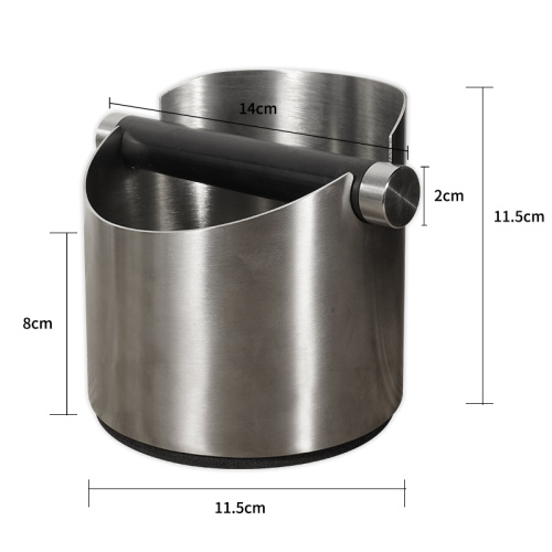 Barista tool coffee accessories stainless steel knock box