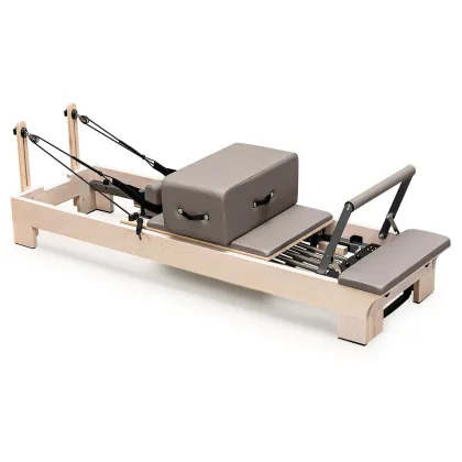 Premium Maple Pilates Reformer with Reformer Box