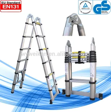aluminum adjustable folding telescopic ladder WK-JL07