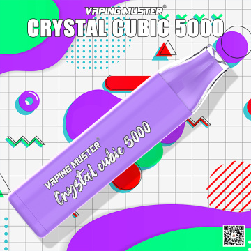 Crystal ลูกบาศก์อิเล็กทรอนิกส์ 5000 พัฟ