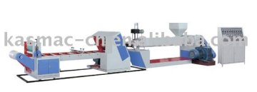 Plastic sheet extruder