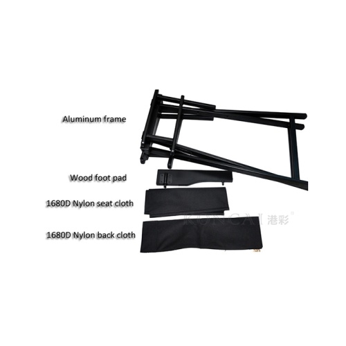 Canvas Folding Metal Chair makeup for salon styling chair