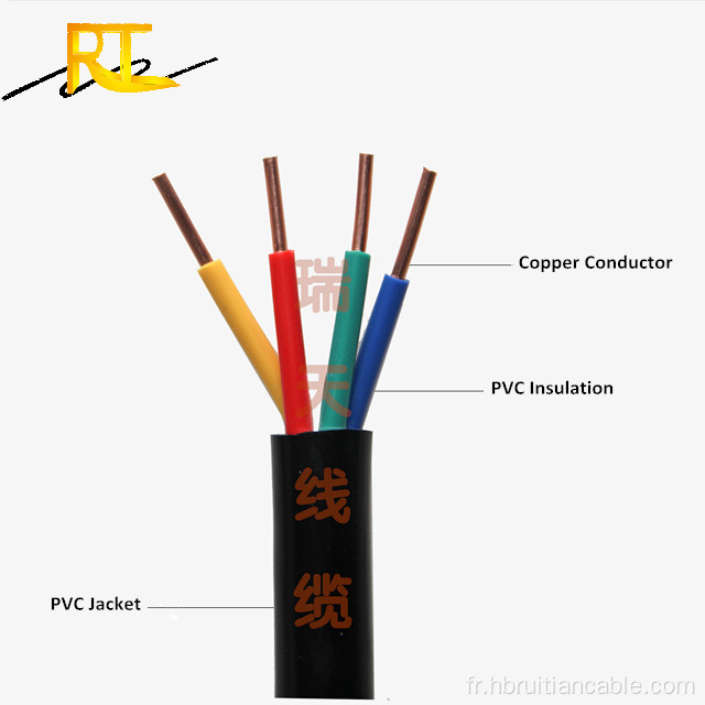 Copper PVC 3 Core 3x16mm Câble d'alimentation de la corée