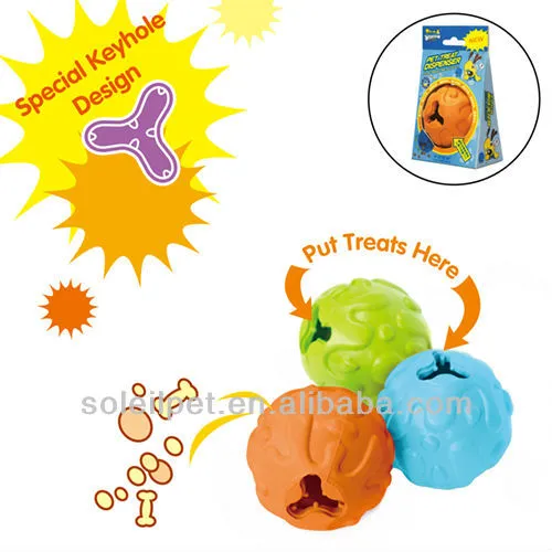 Dog toy,Rubber treat ball R2050