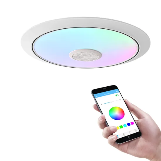 Bluetooth Music-Controlled Party LED Ceiling Light Chandelier