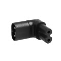 C7 To C8 Male Right Angled Adapter Converter