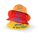 Custom Cotton embroidery Short Bucket Hat patch