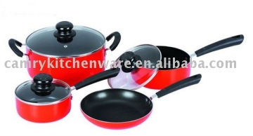 7-PC Nonstick Cookware Set Made of Aluminum