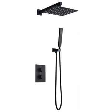 In-Wall Black Water Saving Shower Faucet