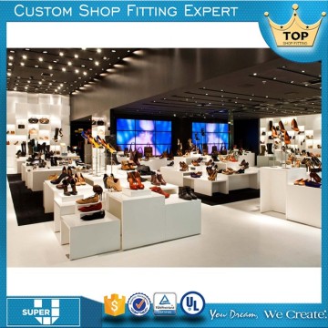 SH10 2016 new shoes shop decoration design in names shoe shops fashion shoe racks for shops