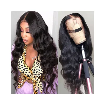 Raw Brazilian Natural Human Hair Lace Front Wigs For Black Women Virgin Cuticle Aligned hair Cheap 360 Full Hd Lace Frontal Wig