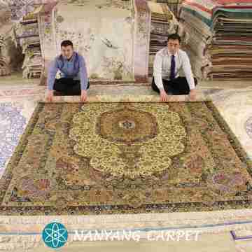 8'x10' Hand Woven Iranian Tabriz Carpet