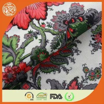 Hot selling Classical design printed knitting polyester jacquard fabric picture