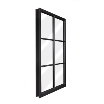Aluminum Triple Pane Grill Design Fixed Glass Window