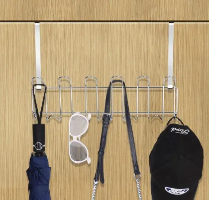 Wall Mounted Hook Rack Over The Door Organizer