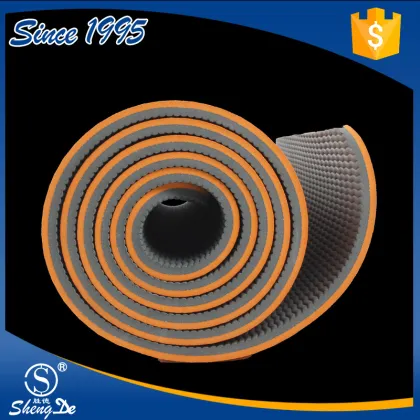 2017 Square Yoga Mat , Bulk Yoga Mat Roll , TPE Yoga Mat With Strap