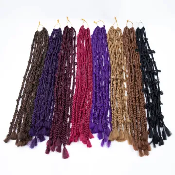 22inch handmade butterfly locs crochet hair in synthetic braiding hair extension braids faux locs