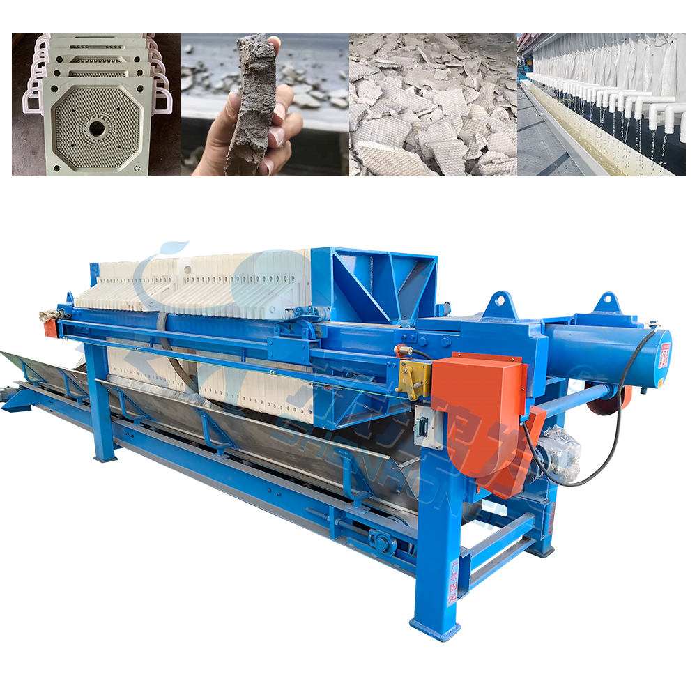 Automatic Pull Plate Filter Press With Conveyor Belt 2 Jpg