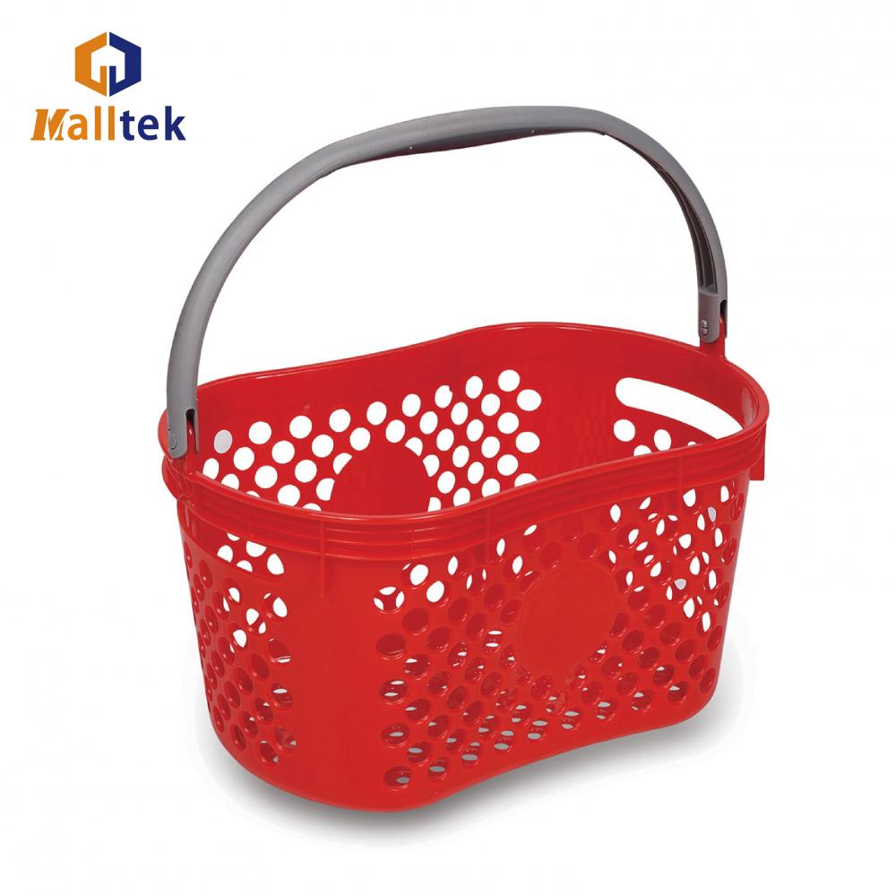 Portable store colorful plastic shopping basket