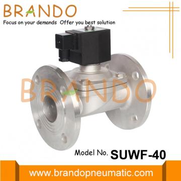 1.5'' Flanged Water Solenoid Valve Stainless Steel 220VAC