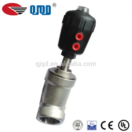 Steam Pneumatic Angle Seat Valve PA 16bar,Single Acting