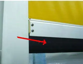 optional windows fast rolling door |fast door PVC fabric door