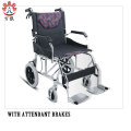 Αναπηρικό καροτσάκι από κράμα αλουμινίου με μοβ σχέδιο